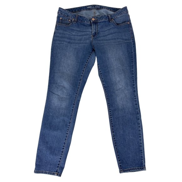 Old Navy Denim - Old Navy Women's Rockstar Skinny Jeans 18 Blue Denim Cotton